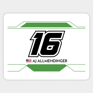 AJ Allmendinger #16 2023 NASCAR Design Sticker